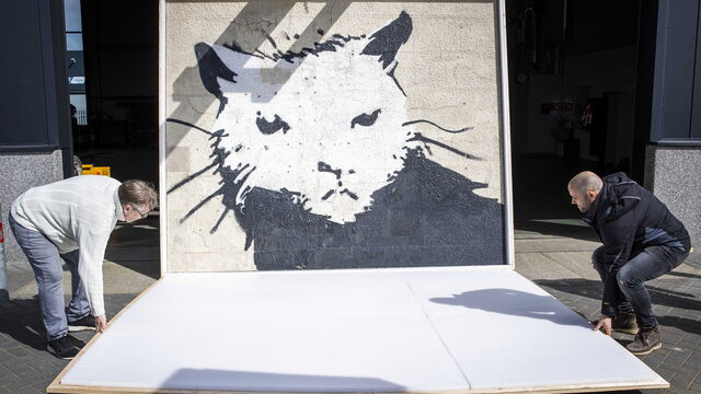 Banksy's street art onder de hamer: 'Vanuit zijn oogpunt is het schandalig'