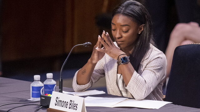 De beste speech van september komt van Simone Biles: 'Het is adem berovend krachtig in zijn kwetsbaarheid'