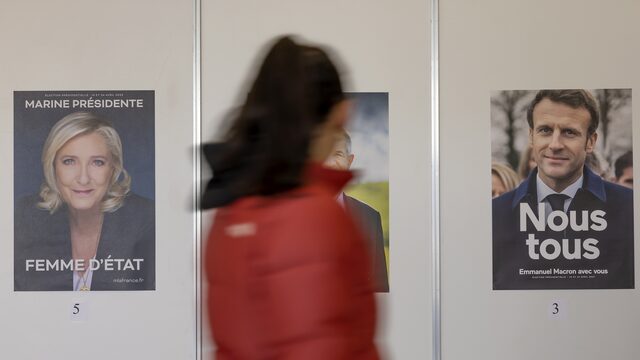 Prognose: Macron haalt meer stemmen dan Le Pen in eerste ronde presidentsverkiezingen