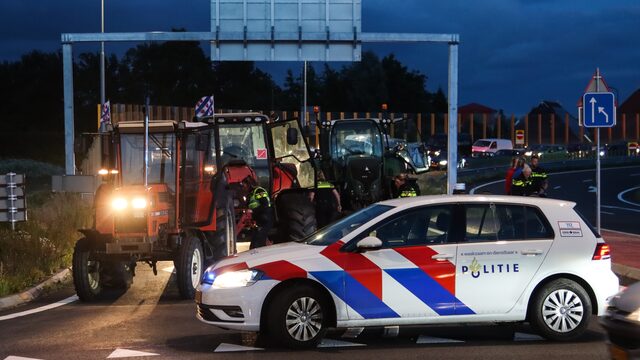 Politie schiet gericht bij boerenprotest: 'Doen ze niet voor niets'