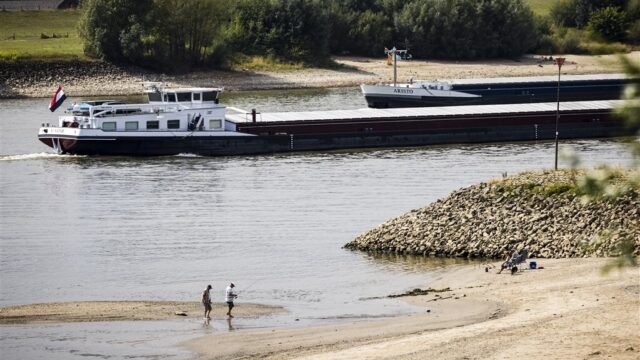 Grote gevolgen rond de IJssel door de droogte. 'Alles staat in de overlevingsstand'