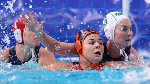 Waterpoloster Vivian Sevenich na historische zege: 'Olympische gevoel echt te pakken'