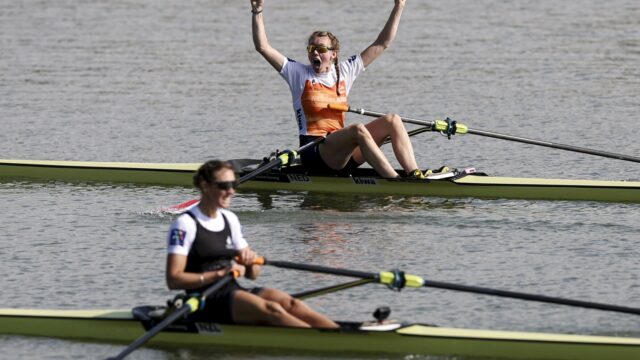 Nederlandse zilvervloot op WK roeien, Karolien Florijn wereldkampioene skiff