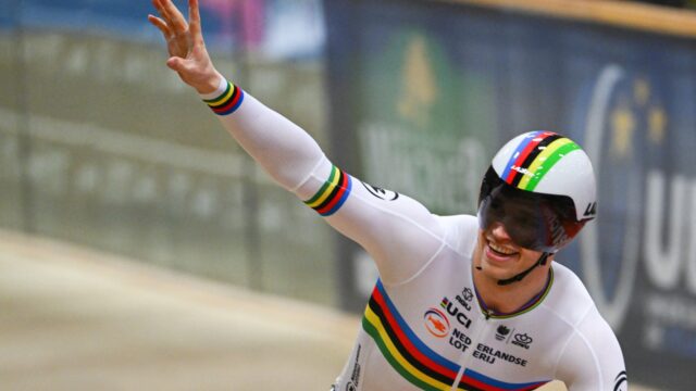 Harrie Lavreysen slaat opnieuw toe: EK-winst op de keirin