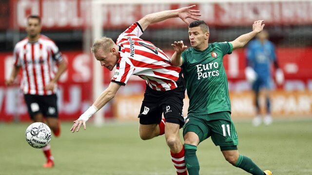 Feyenoord voorkomt in blessuretijd puntenverlies tegen buurman Sparta