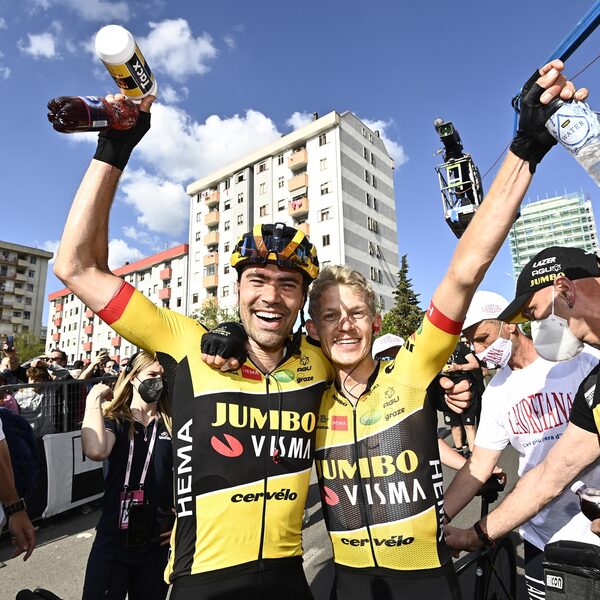 Bouwman blikt terug op etappewinst Giro: 'Onvergetelijke dag'