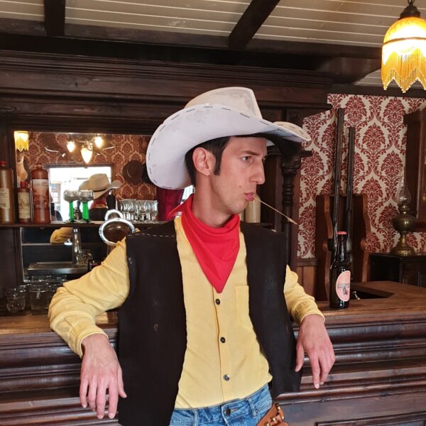 Lucky Luke heeft een dubbelganger: 'Ik heb mondharmonica leren spelen en m'n haar geverfd'