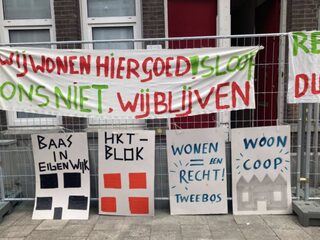 Sloop Tweebosbuurt Rotterdam in strijd met mensenrechten