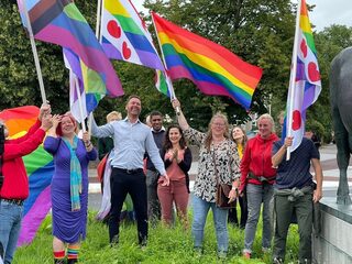 'Zo’n regenboogvlag is onderdeel van onze maatschappij'