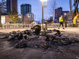 Rellen in Rotterdam: 'Demonstratie werd gebruikt als excuus om te gaan rellen'
