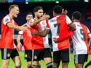 Feyenoord nadert Ajax tot één punt na zege op Heracles