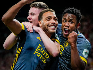 Feyenoord wint van Slavia en zit bij de laatste vier in de Conference League