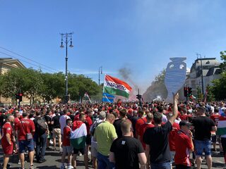 Voetbalfans zorgen voor EK-sfeer in Boedapest