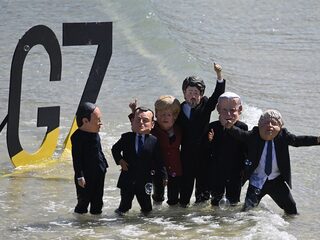 China reageert op G7 met cartoon van het Laatste Avondmaal