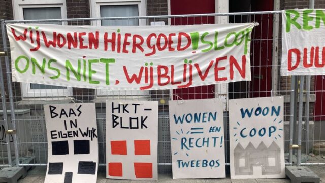 Sloop Tweebosbuurt Rotterdam in strijd met mensenrechten