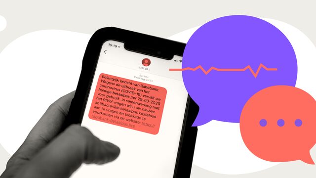 Nederlanders doen zelden melding valse sms-berichten