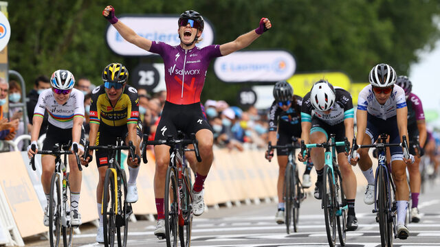 Demi Vollering mag dromen van Toursucces