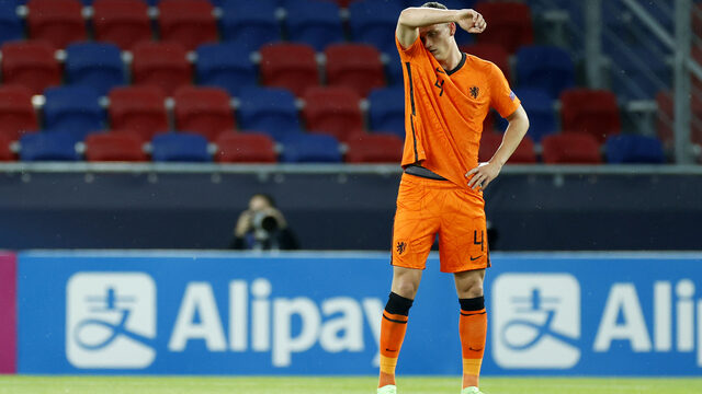 Jong Oranje na dramatische start uitgeschakeld op EK