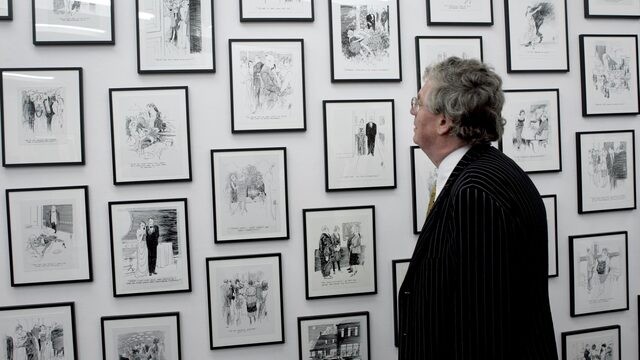 Een tentoonstelling in het teken van tekenaar Peter van Straaten