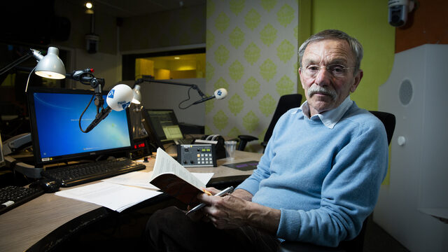 John Jansen van Galen voor het laatst op Radio 1 met zijn poëzie-rubriek