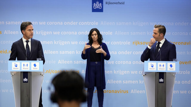 Volg de coronapersconferentie van 2 november live op NPO Radio 1