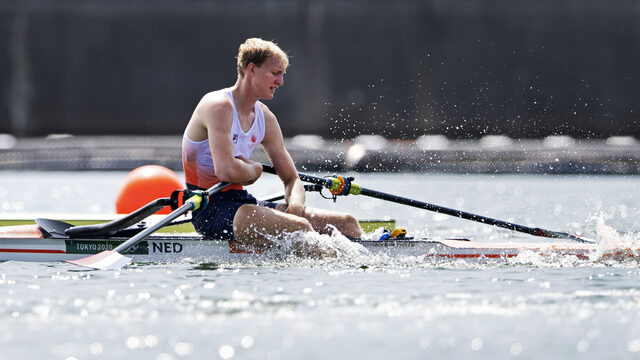 Roeier Finn Florijn mist Spelen vanwege corona: 'Wordt hij een kerel van'