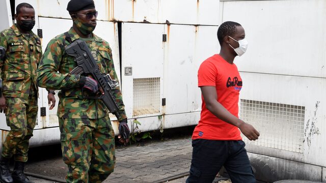 Nigeriaanse kaper voor de rechter
