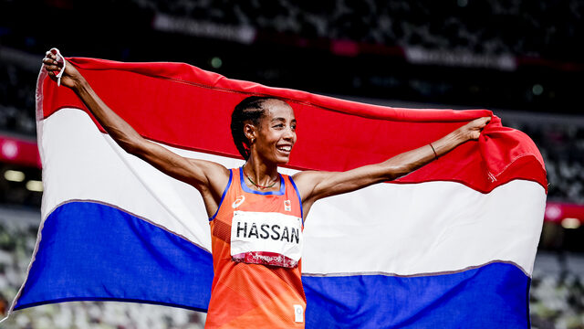 Hassan sluit loodzware olympische missie af met tweede titel: goud op 10.000 meter