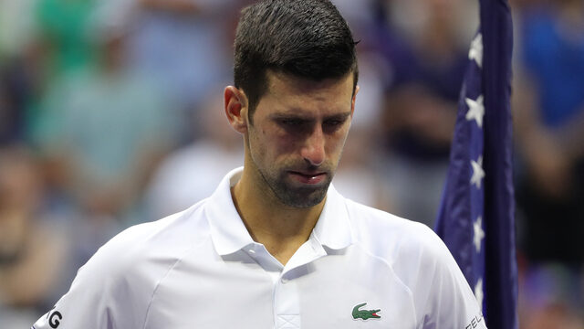 De tennisdroom van Novak Djokovic ligt in duigen