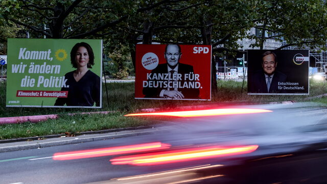 'In Duitsland kun je aan de eerste prognose van de verkiezingsuitslag al zien welke kant het opgaat'