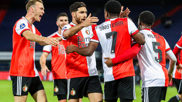 Feyenoord nadert Ajax tot één punt na zege op Heracles