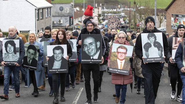 Noord-Ierland herdenkt Bloody Sunday, 50 jaar na dato