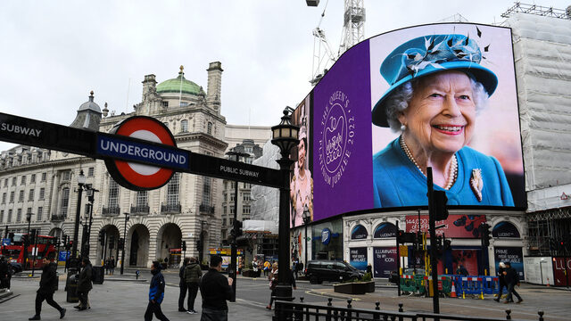Queen Elizabeth vandaag 70 jaar op de troon
