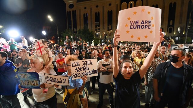 Georgië geen kandidaat-lid van de EU: ‘Mensen zijn boos op de overheid en heel erg verdrietig’