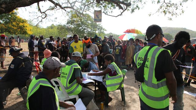Verkiezingsgeweld in Papoea-Nieuw-Guinea