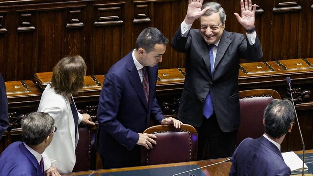 Italiaanse premier Draghi vertrekt definitief