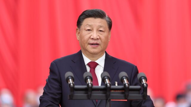 In toespraak van Chinese president Xi lijkt de wereld stil te staan