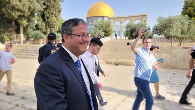 Radicaal rechtse Israëlische minister brengt bezoek aan Tempelberg
