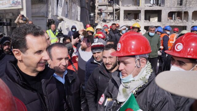 'Assad verrijkt zich met geld bedoeld voor slachtoffers aardbeving'