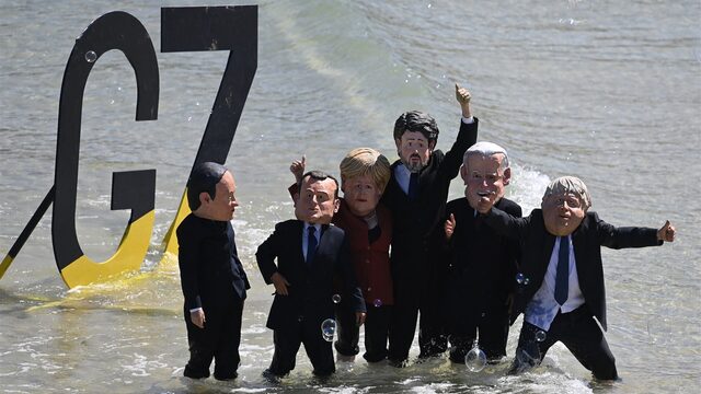 China reageert op G7 met cartoon van het Laatste Avondmaal