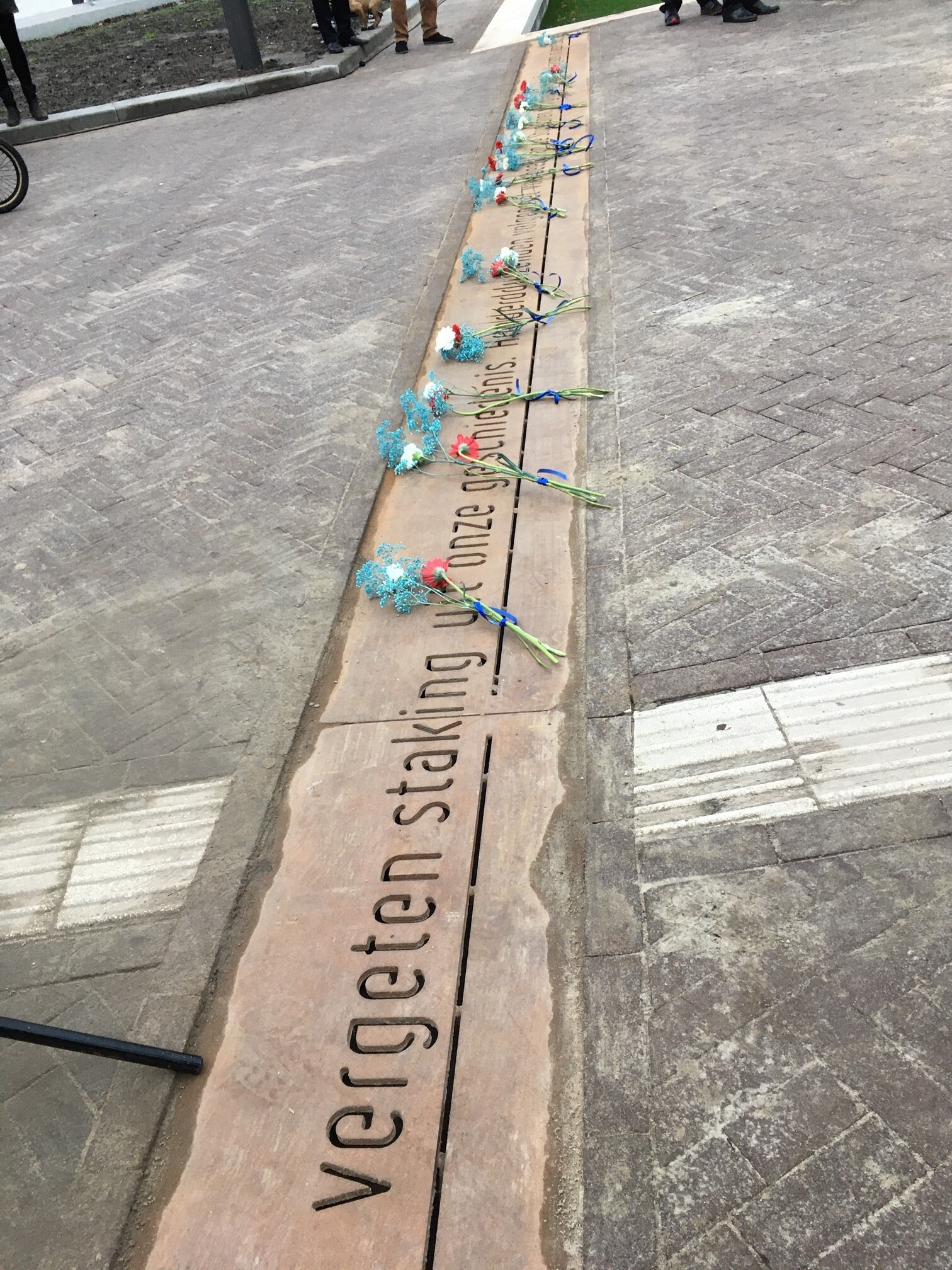 Het monument van de april-meistaking