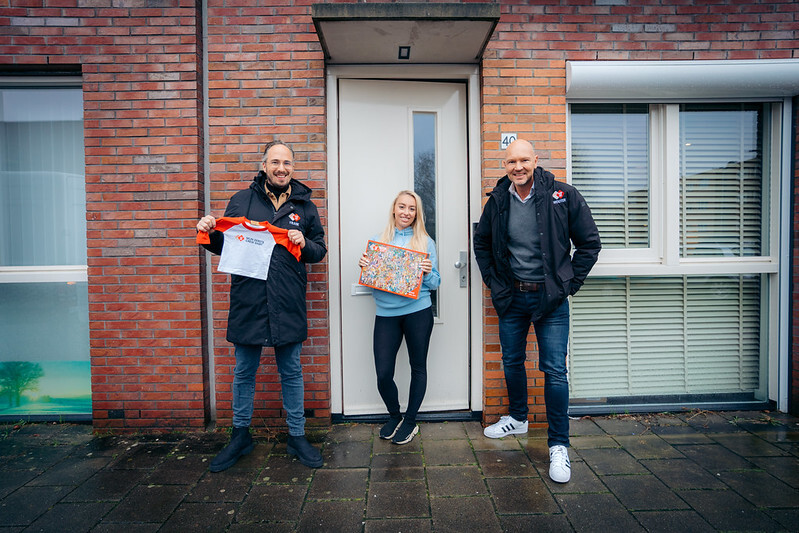 Wout en Frank met luisteraar Ryanne