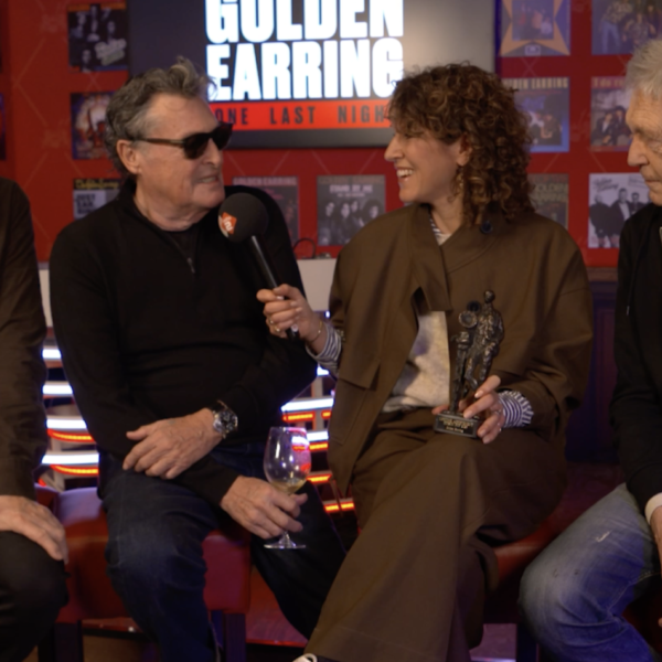 Het laatste moment in Ahoy: Evelien spreekt Golden Earring over afscheid