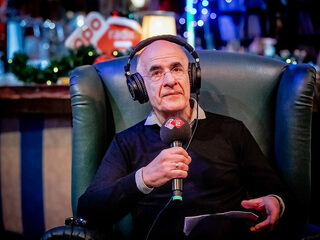 Annemieke speelt Tweespraak met Frits Spits tijdens Annemiekes A-Lunch