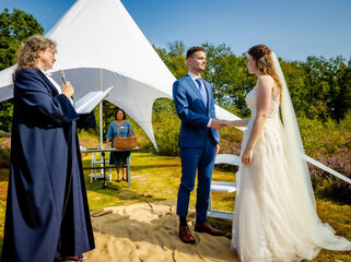 Thiandra en Menno zijn getrouwd tijdens 100 uur voor KWF