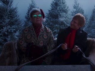 Ed Sheeran en Elton John scoren TopSong met kerstsingle Merry Christmas