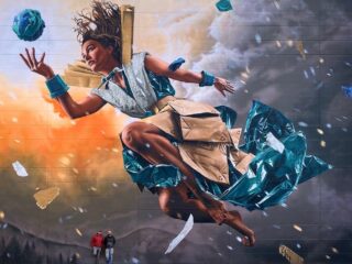 Kaspars muurschildering wint wedstrijd na oproep in Jan-Willem Start Op!