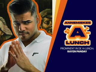 Cabaretier Rayen Panday geeft online rondleiding door het Van Gogh museum