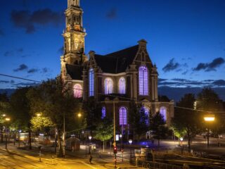 Eddy Keur presenteert De Wild In De Middag vanuit Westerkerk in Amsterdam