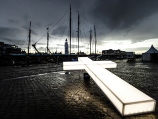 The Passion in 2023 vanuit Harlingen met publiek